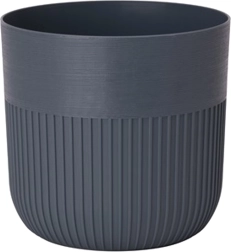 Obalová miska na kvetináč LUCA 19 cm antracit
