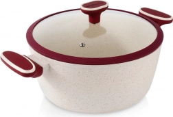 Granitový hrniec so sklenenou pokrievkou TERRESTRIAL 26 cm, 5,2 l