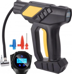 Bezdrôtový prenosný kompresor na hustenie pneumatík