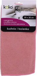 Mikrovláknová utierka do kuchyne a kúpeľne KOKO 30×30 cm