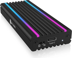 Hliníkový box pre M.2 NVMe SSD s RGB podsvietením USB‑C 10 Gb/s
