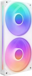 duálny ventilátor NZXT F240 RGB Core PWM biely