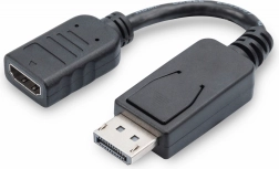 Adaptér DisplayPort na HDMI, 1080p 60 Hz, čierny, 0,15 m