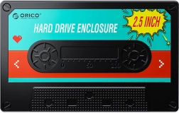 Orico puzdro pre 2,5" HDD/SSD, USB 3.0 5 Gb/s, USB-A na Micro‑B, čierne