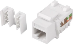 Modulárne Keystone Zásuvka RJ45 UTP Kat 5E 90° do montážnej skrinky