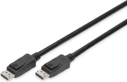 DisplayPort kábel 8K so západkou, 2 m, čierny