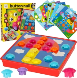 Edukačná kolíková mozaika, 57 dielov