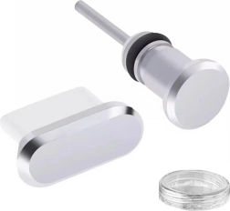 Da23a prachovka usb-c 2ks strieborná