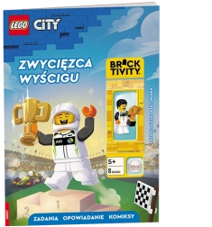 Lego City: víťaz pretekov – interaktívna kniha s minifigúrkou