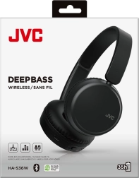 JVC bezdrôtové on‑ear slúchadlá HA-S36W čierna