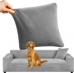 Poťah na pohovku RUHHY 190-230 cm tmavošedý