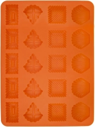 Silikónová forma na sušienky SILLINIE, hnedá