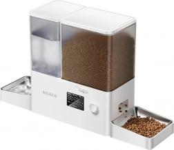 Rojeco fontána a kŕmidlo pre domáce zvieratá 3,5 l a 5 l, biela