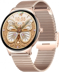 Chytré hodinky Colmi V89 z nehrdzavejúcej ocele – zlaté