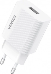 USB nabíjačka Vipfan USB 2,4A biela