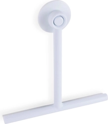 Biela stierka na sklo s prísavkou Bathroom Solutions