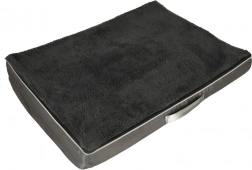 Ortopedické vodoodolné pelechové ležadlo pre psa a mačku 90 × 70 × 10 cm, šedé