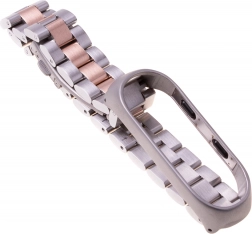 Náramok Xiaomi Mi Band 3/ Xiaomi Mi Band 4 - strieborný ružovo zlatý