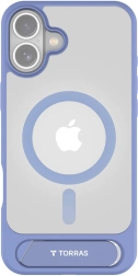 Puzdro Torras Pstand Series pre iPhone 16 modré