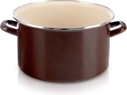 Smaltovaný hrniec Brown 32 cm, 11,5 l