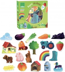 Vilac drevené magnetky Vidiek