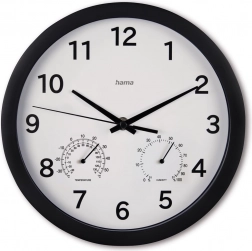 Nástenné hodiny Malta 25 cm čierne