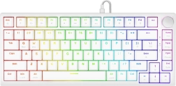 Magnetická herná klávesnica astral white s prepínačmi outemu white jade a rgb