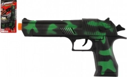 Plastová pištoľ so zotrvačníkom 23 cm