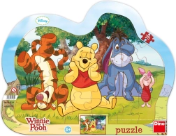 Papierové puzzle SCHOVÁVANÁ S MEDVEDÍKOM PÚ 25 dielikov