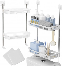 Nástenná polička nad toaletou s 2 policami