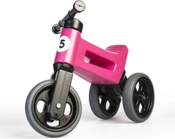 Odrážadlo Funny Wheels Rider Sport 2v1 pre deti – Ružové