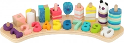 Vilac drevená učebná sada počítania Pod jednou strechou