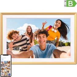 Digitálny fotorámik Arzopa D14 golden – 14″ Wi‑Fi Full HD dotykový rámik