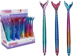 Pero s ozdobou morská panna