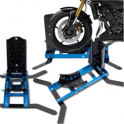 Predný zaisťovací stojan na motocykel BITUXX 450 kg pre kolesá 15–22″