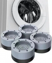 Antivibračné podložky Gumené pod práčku, umývačku, sušičku a chladničku 4 ks