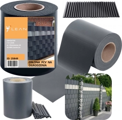 Grafitová plotová páska s UV ochranou a 20 klipmi