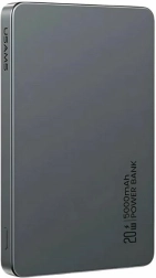Magnetická powerbanka 5000 mAh 20W s MagSafe a PD, sivá