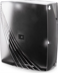 Dávkovač papierových uterákov ZZ, priehľadný, 26,5 × 10,5 × 31 cm