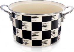Emajlovaný hrniec Šachovnica 22 cm, 4 l