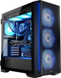 Počítačová skrinka Horizon ARGB Flow Midi čierna