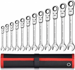 Sada račňových očkoplochých kľúčov 8–19 mm, 12 ks