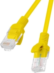 Patchcord LANBERG 0,25m žltý 10-pack