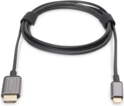 Adaptér kábel HDMI 4K 30Hz na USB Typ C 3.1 čierny 1.8m
