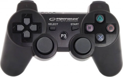Bezdrôtový gamepad ESPERANZA pre PS3, Bluetooth, čierny