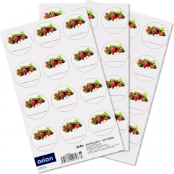 Samolepiace etikety na poháre 36 ks