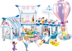 Plávajúca vila s bazénom