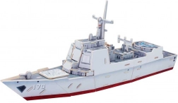 Robotime 3D puzzle torpédoborec Typ 052C farebný