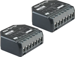 Sada 2 ovládačov shelly 2pm gen4 zigbee/matter pro rolety a spotrebiče