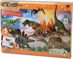 Adventný kalendár s dinosaurami od Collecta